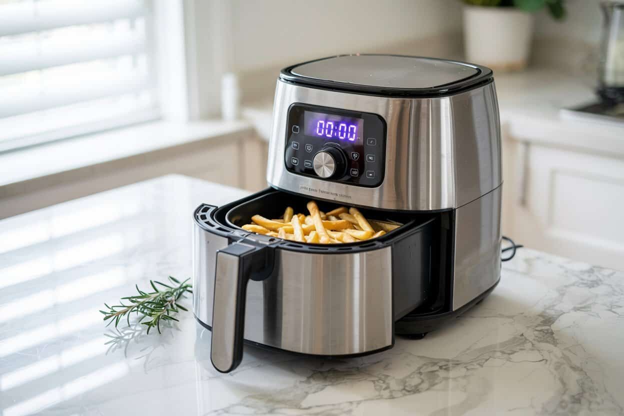 Heißluftfritteuse im Test mit verschiedenen Lebensmitteln