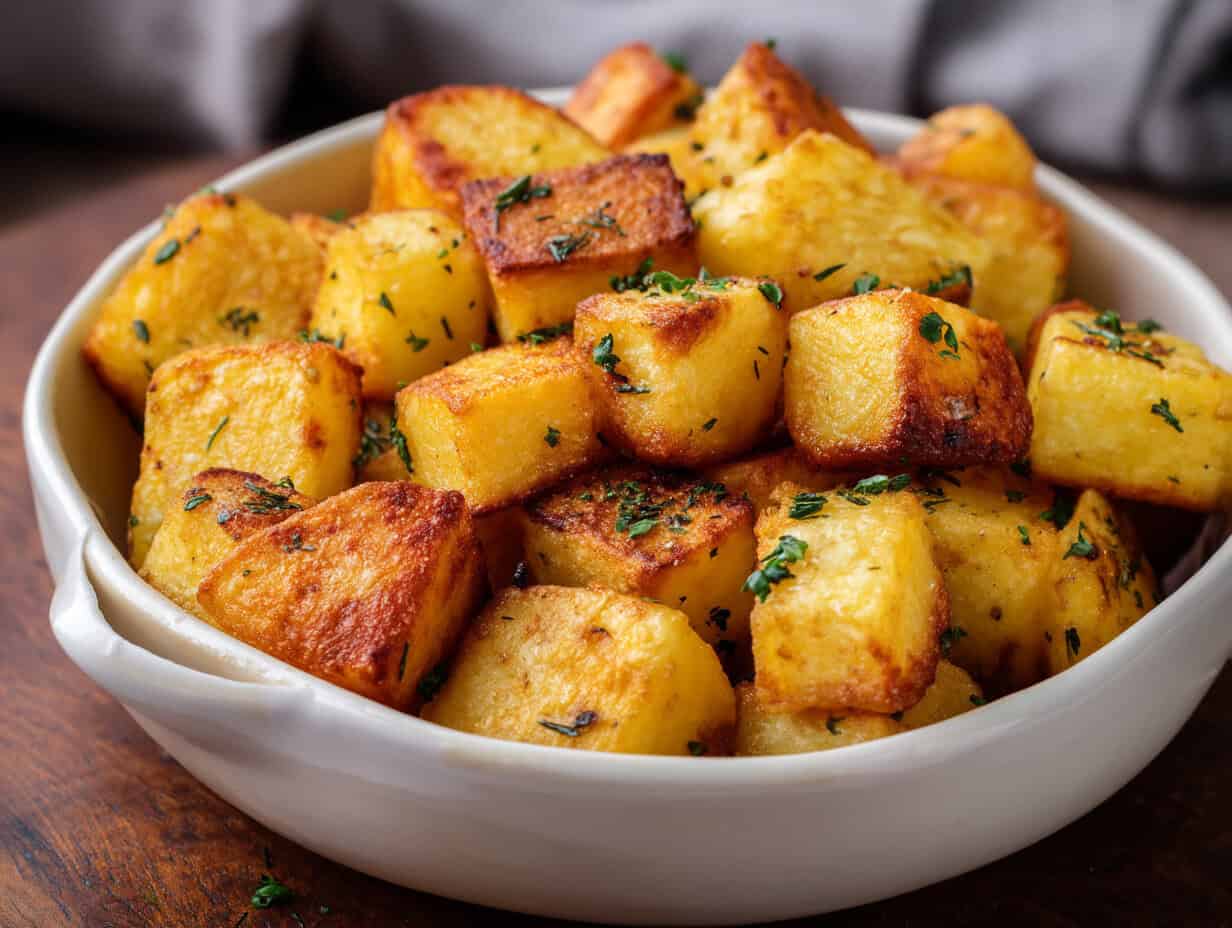 Knusprige Bratkartoffeln aus der Heißluftfritteuse